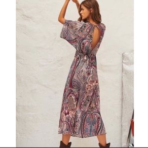 Ba&sh Bee Paisley Pink Dress